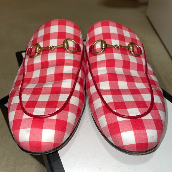 AUTHENTIC Gucci Mules Size 37.5 - Picture 5 of 11
